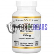 Ashwagandha [Ашваганда] (450 мг x 180 капс), California Gold Nutrition