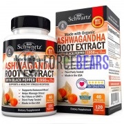 Ashwagandha [Ашваганда] (650 мг x 120 капс), Bioschwartz