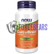 CurcuBrain™ (400 мг x 50 капс), NOW Foods
