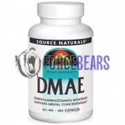 DMAE [Диметиламиноэтанол] (351 мг x 200 капс), Source Naturals