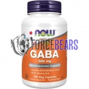 GABA [ГАБА] (500 мг x 100 капс), NOW Foods