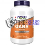 GABA [ГАБА] (500 мг x 200 капс), NOW Foods