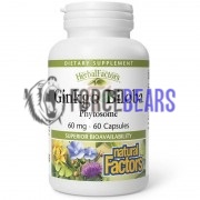Ginkgo [Гинкго Билоба] (60 мг x 60 капс), Natural Factors