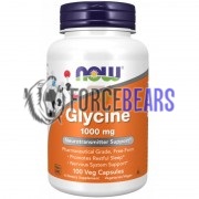 Glycine [Глицин] (1000 мг x 100 капс), NOW Foods