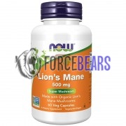 Lion's Mane [Львиная грива] (500 мг x 60 капс), NOW Foods