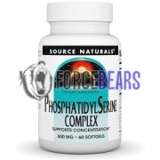 Phosphatidyl [PS100] (500 мг x 60 капс), Source Naturals