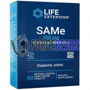 SAMe [Адеметионин] (400 мг x 60 enteric coated табл), Life Extension