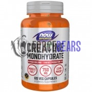 Creatine Monohydrate (120 шт по 750 мг), NOW Sports