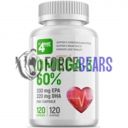 Omega-3 [60% EPA & DHA] (120 шт по 1000 мг), 4Me Nutrition
