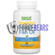 Omega-3 Fish Oil (90 шт по 1000 мг), Super Nutrition