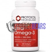 Ultra Omega-3 [500 EPA x 250 DHA] (180 шт), Protocol For Life Balance