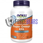 Super Omega EPA [Molecularly Distilled] (120 шт по 1000 мг), NOW Foods