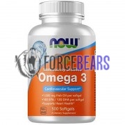 Omega-3 [Molecularly Distilled] (500 шт по 1000 мг), NOW Foods