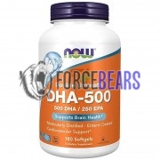 DHA-500 [Double Strength] (180 шт по 1000 мг), NOW Foods