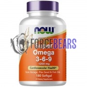 Super Omega 3-6-9 (90 шт по 1200 мг), NOW Foods