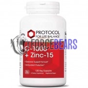 C-1000 + Zinc-15 (120 шт), Protocol For Life Balance