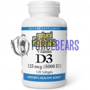 Vitamin D3 (120 шт), Natural Factors
