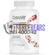 Vitamin D3 [4000 IU] + K2 [100 mcg] (100 шт), OstroVit