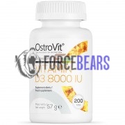 Vitamin D3 8000 IU (200 шт по 25 мкг), OstroVit