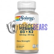 Vitamin D3 + K2 (120 шт), Solaray