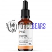 Vitamin D3 + K2 [MK-7] Drops (30 мл), Ostrovit Pharma