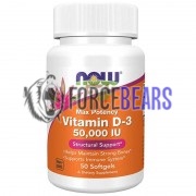 Vitamin D3 [Maximum Potency] (50 шт по 1, 25 мг), NOW Foods