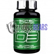 Vitamin D3 (250 шт по 12, 5 мкг: 500 ме), Scitec Nutrition