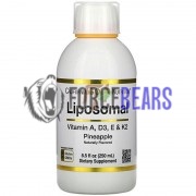 Liposomal A, D3, E & K2 (250 мл: 50 порций), California Gold Nutrition