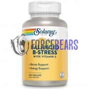 Balanced B-Stress [with vitamin C] (100 шт), Solaray