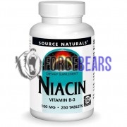 Niacin [Vitamin B-3] (250 шт по 100 мг), Source Naturals