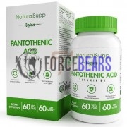 Pantothenic Acid [Vitamin B5] (60 шт по 15 мг), NaturalSupp
