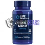 Vitamin B3 [Niacin] (100 шт по 500 мг), Life Extension