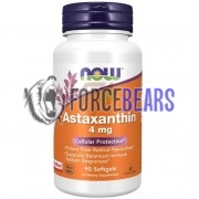 Astaxanthin (90 шт по 4 мг), NOW Foods