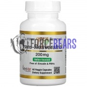 Trans-Resveratrol [Veri-te™] (60 шт по 200 мг), California Gold Nutrition