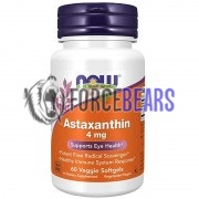 Astaxanthin (60 шт по 4 мг), NOW Foods