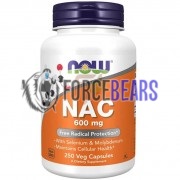 NAC [N-Acetyl-L-Cysteine] (250 шт по 600 мг), NOW Foods