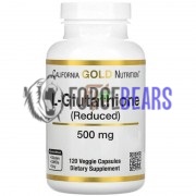 L-Glutathione [Reduced] (120 шт по 500 мг), California Gold Nutrition
