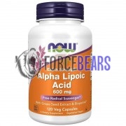 Alpha Lipoic Acid [Extra Strength] (120 шт по 600 мг), NOW Foods