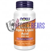 Alpha Lipoic Acid [Extra Strength] (60 шт по 600 мг), NOW Foods