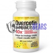 Quercetin [LipoMicel Matrix] (60 шт), Natural Factors
