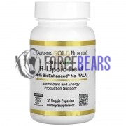 R-Lipoic Acid [BioEnhanced® Na-RALA] (120 шт), California Gold Nutrition
