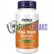 Pine Bark Extract [90% OPC] (90 шт по 240 мг), NOW Foods