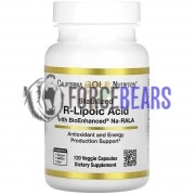 R-Lipoic Acid [BioEnhanced® Na-RALA] (120 шт), California Gold Nutrition
