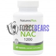 Pro NAC 1200 [Sustained Release] (60 шт по 600 мг), Nature's Plus