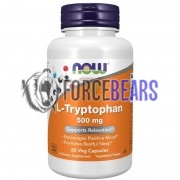 L-Tryptophan (60 шт по 500 мг), NOW Foods