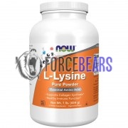 L-Lysine [Pure Powder] (454 гр), NOW Foods