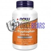 L-Tryptophan [Double Strength] (60 шт по 1000 мг), NOW Foods