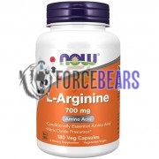 L-Arginine (180 шт по 700 мг), NOW Foods