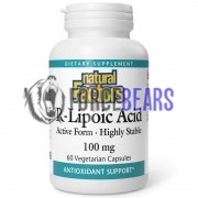 R-Lipoic Acid (60 шт по 100 мг), Natural Factors