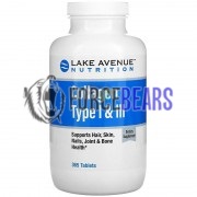 Collagen Type I & III (365 шт по 1000 мг), Lake Avenue Nutrition